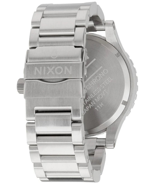 51-30 navy blue silver men's watch a083-307