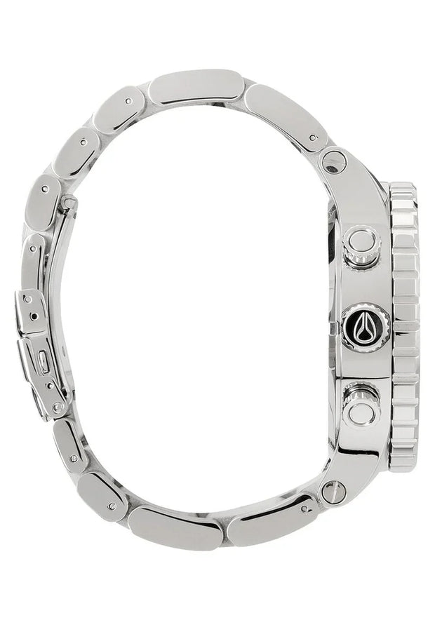 51-30 chronograph high polish stainless steel men's watch a083-488