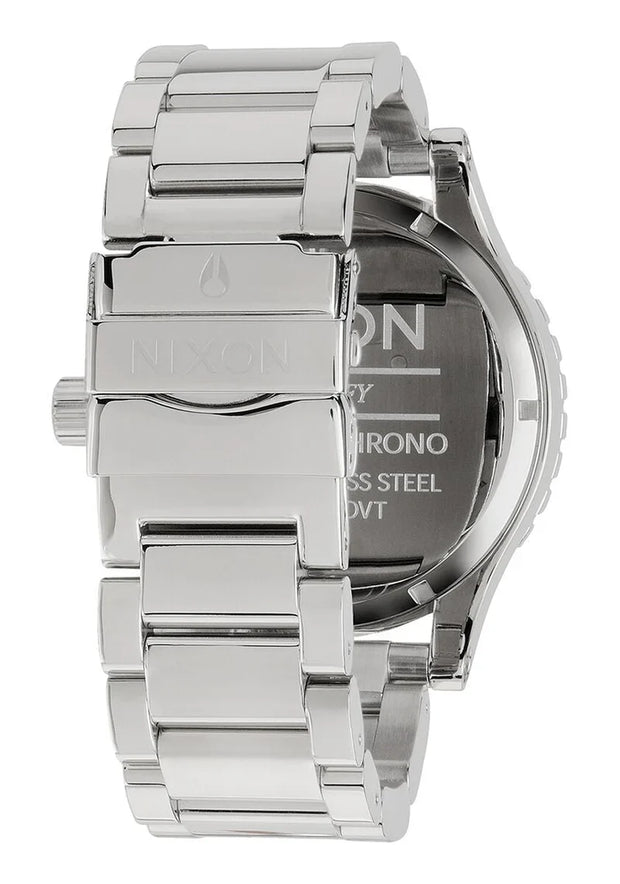 51-30 chronograph high polish stainless steel men's watch a083-488