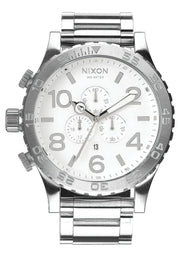51-30 chronograph high polish stainless steel men's watch a083-488