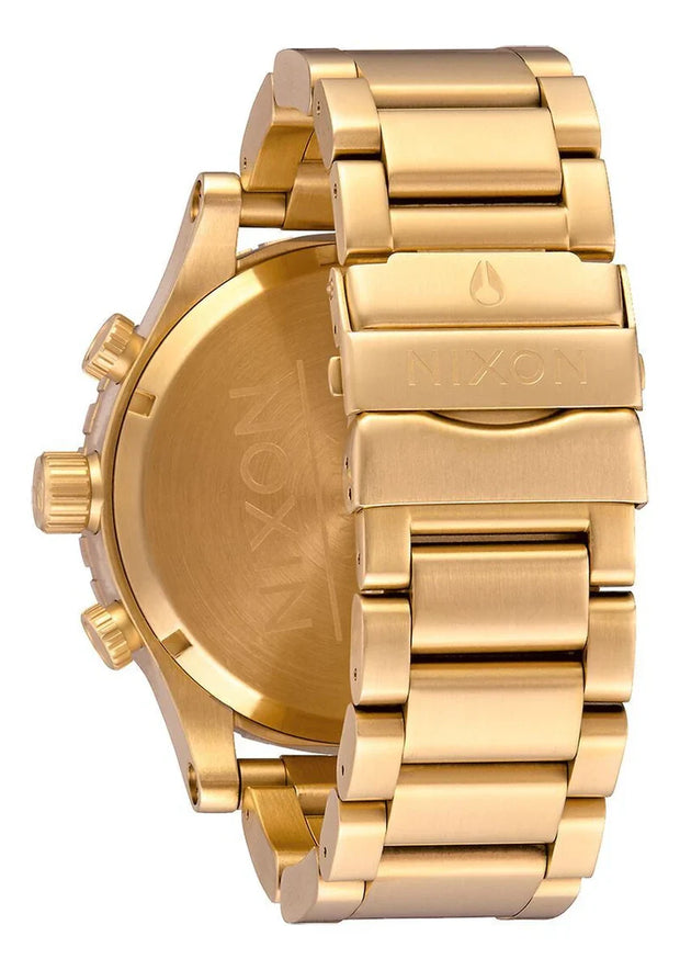 51-30 chrono stainless steel gold tone men's watch a083-502