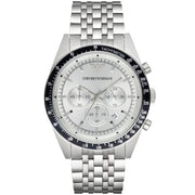 Emporio Armani Men’s Quartz Stainless Steel Silver Dial 46mm Watch AR6073