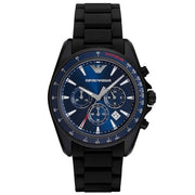 Emporio Armani Men’s Sport Black Silicone Quartz 44mm Watch AR6121
