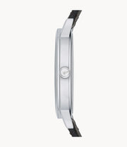 Emporio Armani Men’s Quartz Leather Strap Black Dial 41mm Watch AR11013