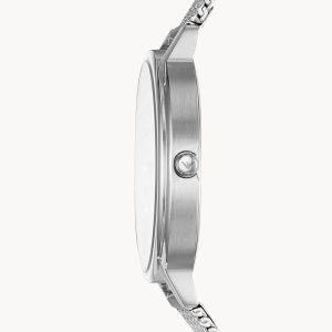 Emporio Armani Women’s Quartz Silver Stainless Steel Silver Dial 32mm Watch AR11128