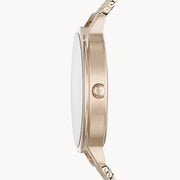 Emporio Armani Women’s Analog Stainless Steel Rose Gold Dial 32mm Watch Watch AR11129