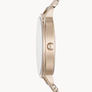 Emporio Armani Women’s Analog Stainless Steel Rose Gold Dial 32mm Watch Watch AR11129