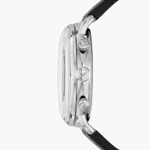 Emporio Armani Men’s Chronograph Quartz Leather Strap Black Dial 43mm Watch AR11143