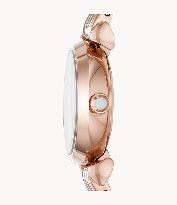 Emporio Armani Women’s Analog Stainless Steel Mother of Pearl Dial 22mm Watch AR11203