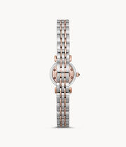 Emporio Armani Women’s Analog Stainless Steel Blue Dial 22mm Watch AR11222