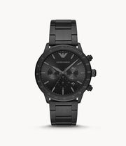 Emporio Armani Men’s Quartz Stainless Steel Black Dial 43mm Watch AR11242