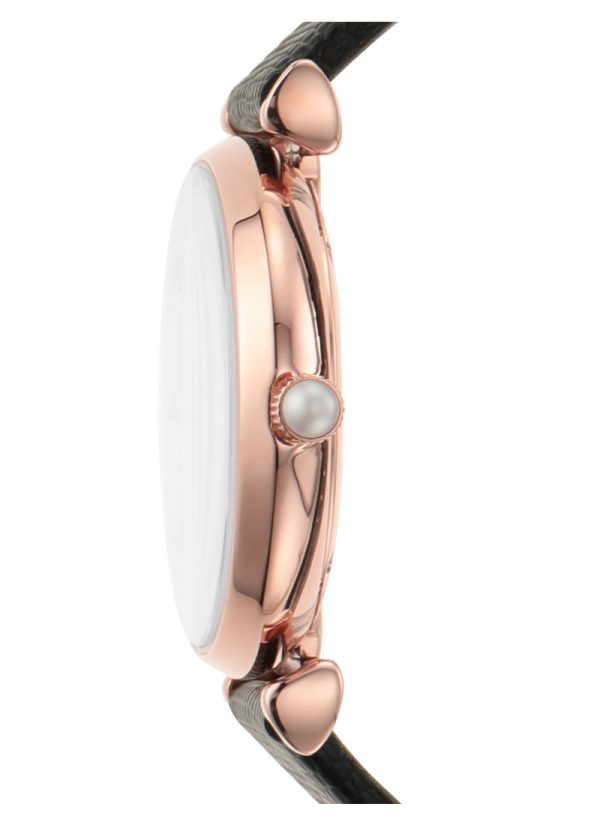 Emporio Armani Women’s Quartz Leather Strap White Dial 32mm Watch AR11270