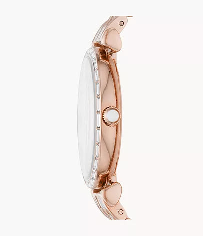 Emporio Armani Women’s Analog Stainless Steel Mother of Pearl Dial 32mm Watch AR11294
