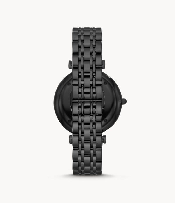 Emporio Armani Men’s Chronograph Quartz Stainless Steel Black Dial 40mm Watch AR11299