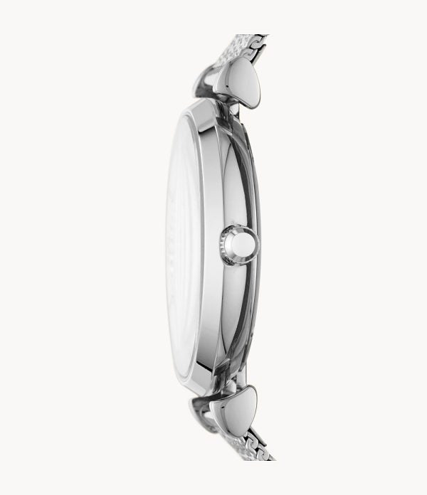 Emporio Armani Women’s Analog Stainless Steel Mother of Pearl Dial 32mm Watch AR11319