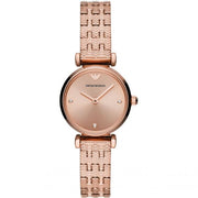 Emporio Armani Women’s Quartz Rose Gold Stainless Steel Rose Gold Dial 28mm Watch AR11342