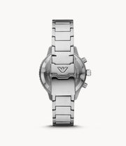 Emporio Armani Men’s Quartz Stainless Steel Black Dial 43mm Watch AR11360