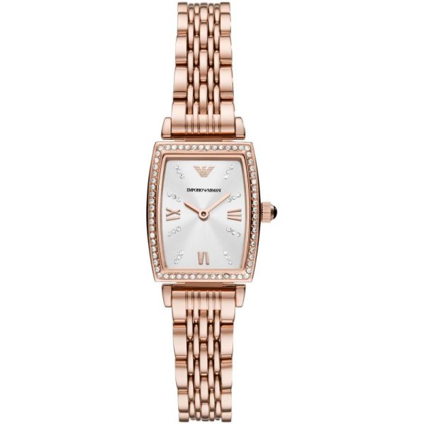 Emporio Armani Women’s Quartz Stainless Steel White Dial 26mm Watch AR11406