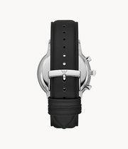 Emporio Armani Men’s Quartz Black Leather Strap Black Dial 43mm Watch AR11431