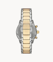 Emporio Armani Men’s Quartz Two-tone Stainless Steel Black Dial 43mm Watch AR11521