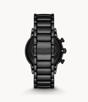 Emporio Armani Men’s Chronograph Quartz Stainless Steel Black Dial 43mm Watch AR1509