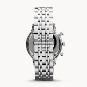 Emporio Armani Men’s Quartz Stainless Steel Blue Dial 43mm Watch AR1648