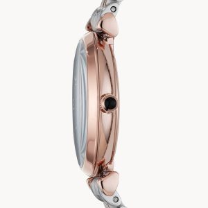 Emporio Armani Women’s Analog Stainless Steel Grey Dial 32mm Watch AR1725
