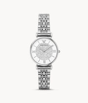 Emporio Armani Women’s Quartz Stainless Steel White 32mm Watch AR1925