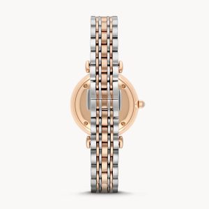 Emporio Armani Women’s Analog Stainless Steel White Dial 32mm Watch AR1926