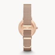 Emporio Armani Women’s Analog Stainless Steel Silver Dial 32mm Watch AR1956