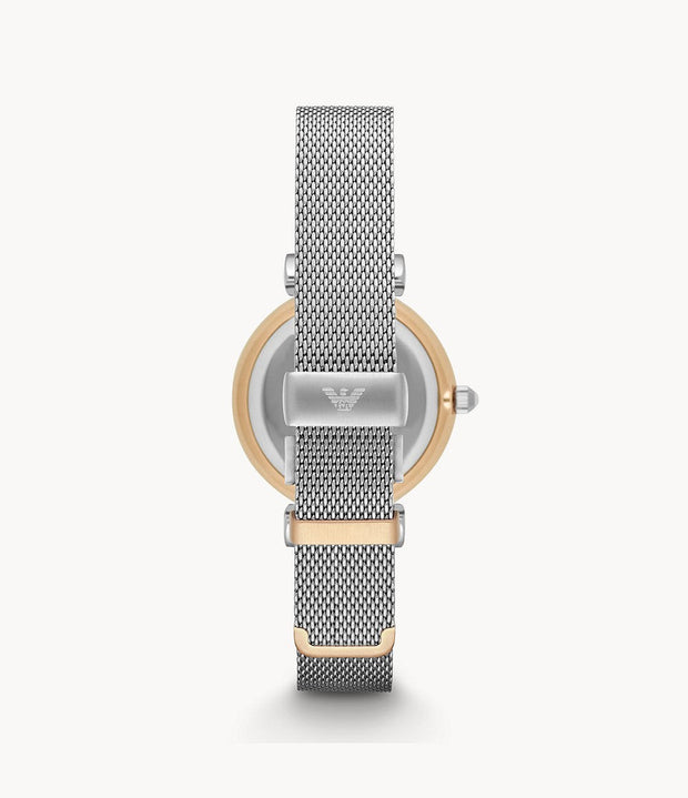 Emporio Armani Women’s Analog Stainless Steel Mother of Pearl Dial 32mm Watch AR2068