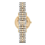 Emporio Armani Women’s Quartz Two-tone Stainless Steel White Dial 32mm Watch AR2076