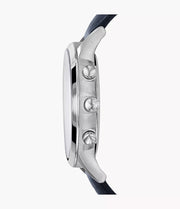 Emporio Armani Men’s Quartz Leather Strap Blue Dial 43mm Watch AR2473