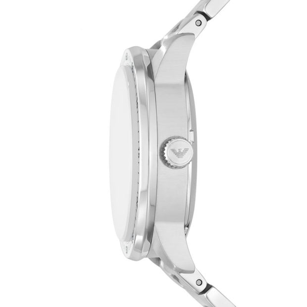 Emporio Armani Men’s Automatic Silver Stainless Steel Green Dial 43mm Watch AR60053