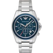 Emporio Armani Men’s Sport Quartz Stainless Steel Blue Dial 44mm Watch AR6091