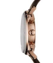 Emporio Armani Men’s Quartz Leather Strap Brown Dial 40mm Watch AR0387