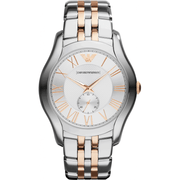 Emporio Armani Men’s Quartz Stainless Steel Silver Dial 43mm Watch AR1824