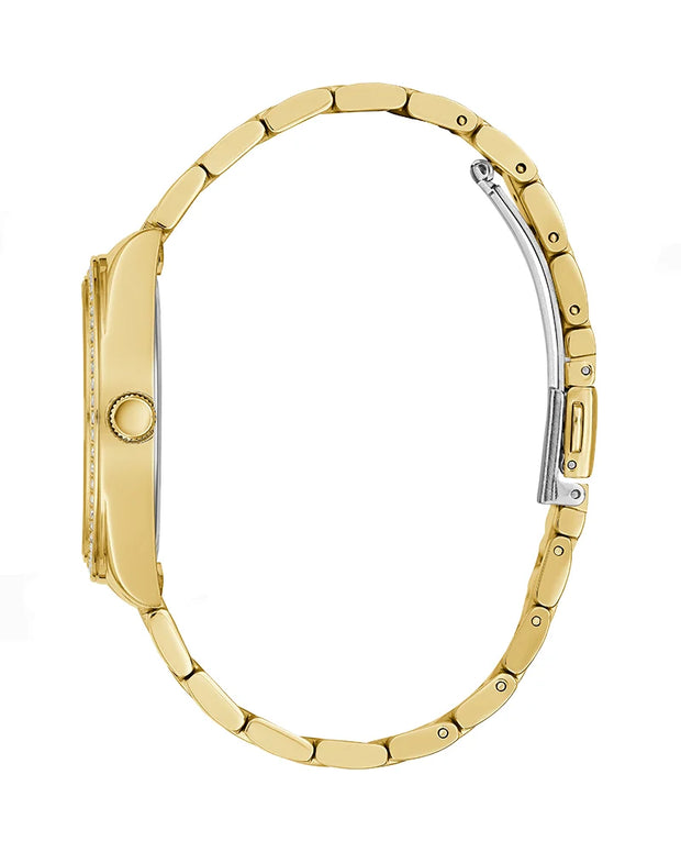 Guess Women’s Quartz Gold Stainless Steel Gold Dial 37mm Watch GW0403L2
