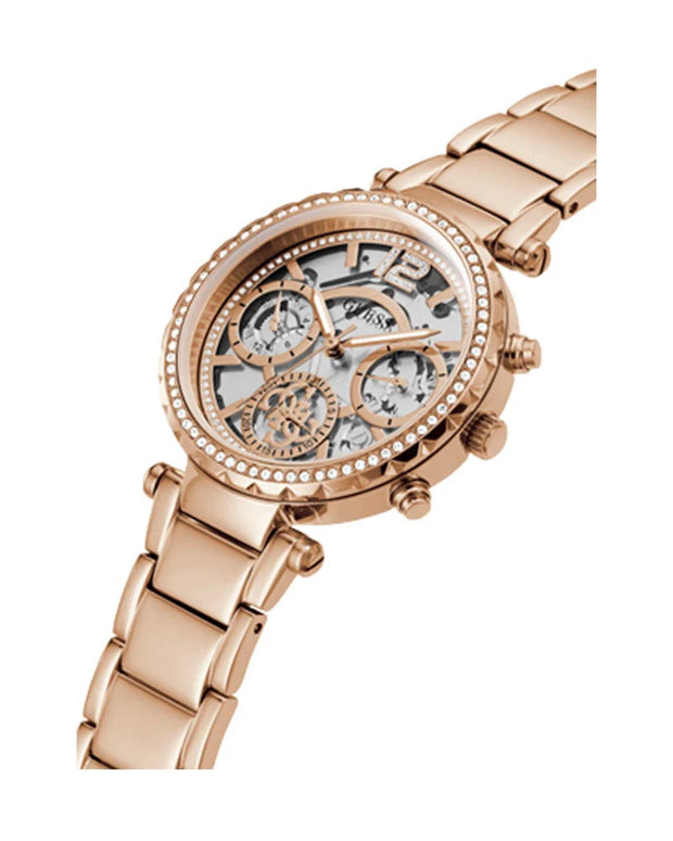 Guess Women’s Quartz Rose Gold Stainless Steel Rose Gold Dial 37mm Watch GW0403L3