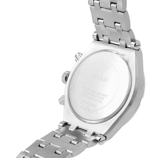 Guess Men’s Quartz Stainless Steel Black Dial 44mm Watch GW0260G1