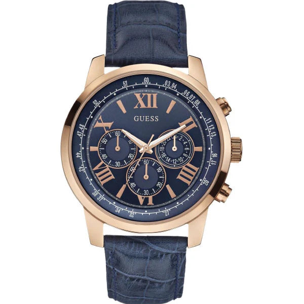 GUESS Men’s Chronograph Blue Dial Watch W0380G5