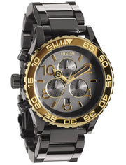 42-20 chronograph gunmetal and gold-tone men's watch men's watch a037-1228
