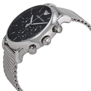 Emporio Armani Men’s Chronograph Quartz Stainless Steel Black Dial 46mm Watch AR1808