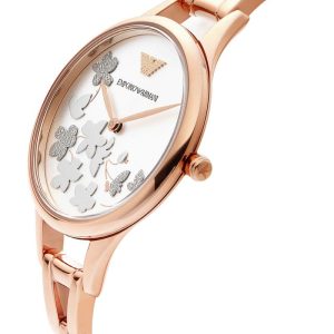 Emporio Armani Women’s Quartz Stainless Steel Silver 32mm Watch AR11108