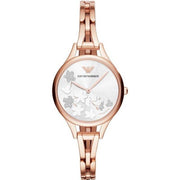 Emporio Armani Women’s Quartz Stainless Steel Silver 32mm Watch AR11108