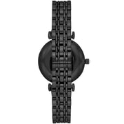Emporio Armani Women’s Analog Stainless Steel Black Dial 32mm Watch AR11268
