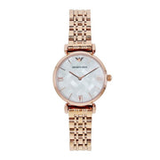 Emporio Armani Women’s Analog Stainless Steel Mother of Pearl Dial 32mm Watch AR11110
