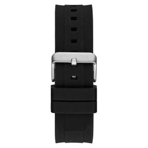 Guess Men’s Quartz Black Silicone Strap Black Dial 46mm Watch GW0583G1