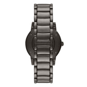 Emporio Armani Men’s Automatic Grey Stainless Steel Black Dial 43mm Watch AR60010