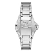 Emporio Armani Men’s Quartz Silver Stainless Steel Blue Dial 42mm Watch AR11590